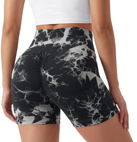 Zilams Pantalon Corto Deporte Mujer Mayas Deportivas Mujer Cortas Push Up Cintura Alta Short Deportivo Gym Shorts Women para Yoga Fitness