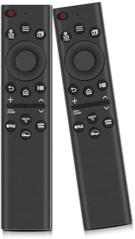 2 PCS Ersatz Fernbedienung für Samsung,BN59-01385A Universal Fernbedienung für Samsung Smart TVs mit 4 Shortcut Tasten,mit The Frame Neo QLED,Smart 4K Crystal UHD Serie TVs