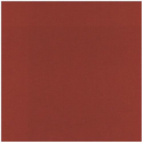 YöL Dark Red Textured Wallpaper - Plain Feature Statement Wall - Modern Versatile Sophisticated - 10.05m x 53cm Roll - Vinyl Extra Washable Paste The Wall - Dining Room Living Room Bedroom