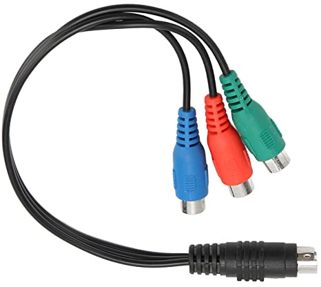 Yctze S-Video-Kabel, 7-poliger Stecker auf -Buchse | High-AV-Kabeladapter | & Flexibler Anschluss für HDTV | 0,9 Fuß Länge