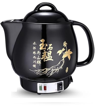 4L Electric Chinese Medicine Pot, Automatic Herbal Tea Decoction Kettle with Temperature Control, Auto Shut-Off & Heat Preservation for Herbs, Soup, and Tea(B)
