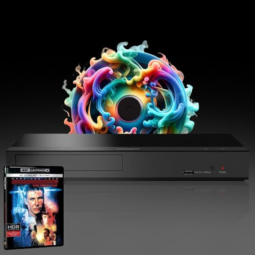 MULTIREGION Blu-ray Player Compatible with Panasonic DP-UB450 MultiRegion Blu-ray Region A, B & C - DVD Regions 1-8 - Bundle Including Bla. Run. The Final Cut 4K UHD Disc