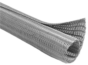 Guaina per Cavi Elettrici Flessibile,Cable Managem Guaina for Cavi Grigio PET 3/5/8/10/13/16/19/25mm Intrecciata Autochiudente Organizzatore for Isolante(10mm,2 meters)
