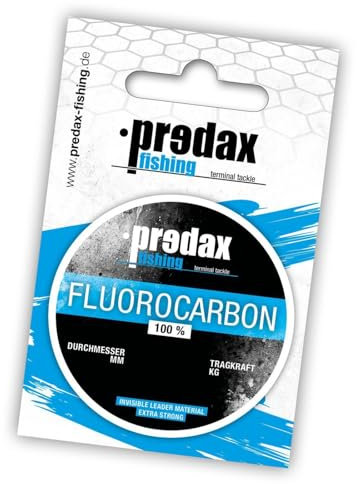 Predax Fluorocarbon Vorfach 1,00mm 33,7Kg 20m Spule, Fluoro Carbon Schnur, Fluro Carbon Vorfach, Vorfachschnur, Angelschnur, Predax Fishing Schnüre, durchsichte Angelschnur