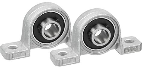 2 PIEZAS 10mm Agujero Interior Bola Montado Bloque De Almohadilla Inserción Rodamiento KP000