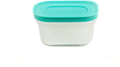 TUPPERWARE Eiskristall Gefrier-Behälter 170 ml weiß minze Eis-Kristall Dose
