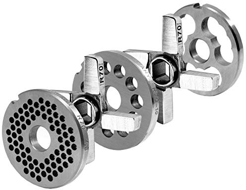 R70 Lochscheibensatz 4,5mm + 10mm Bohrung + 2 Kreuzmesser + 1 Vorschneider System Unger Werkzeugstahl