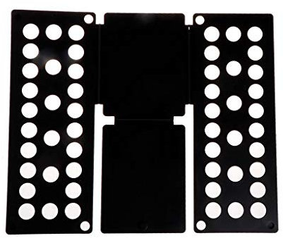 angelliu Planche de Pliage PP Épaisseur Réglable Planche à Plier Le Linge Enfant pour Vêtements Plisser Vetêments, T-Shirt, Chemise (Jaune)