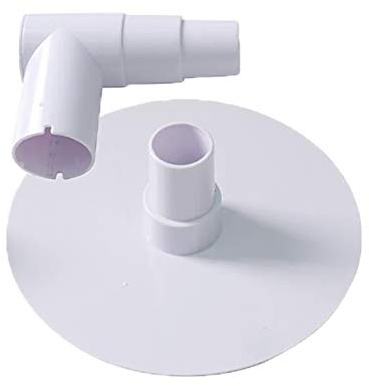 ATIE Pool-Skimmer-Vakuumplatte mit 90-Grad-Winkel 8929, kompatibel mit Swimline HydroTools Vakuumadapterplatte mit Ellenbogen 8929