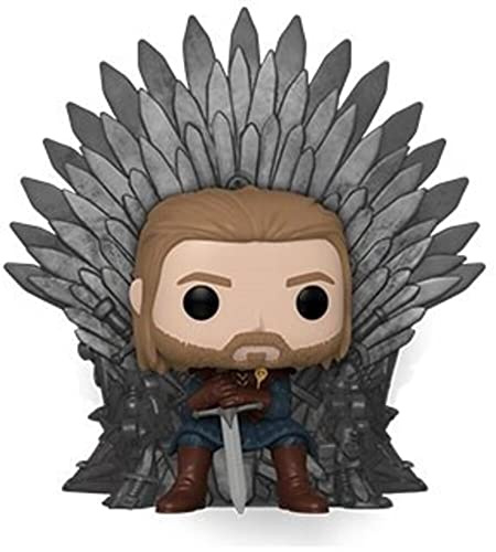 Funko POP! Deluxe: GOT - Ned Stark on Throne - Game Of Thrones - Samlarobjekt vinylfigur - Presentidé - Officiella varor - Leksaker för barn och vuxna - TV-fans - modellfigur för samlare