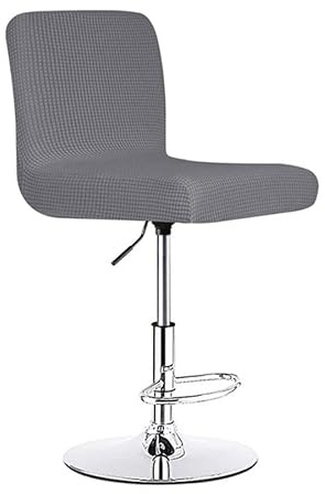 ZZDZW Barhocker Bezug,Bar Stuhlhussen 2er 4er Oder 6er Set Büro Hochlehner Stuhlbezug，Stretch Jacquard Samt für Universal Boss Drehstuhl Esszimmer Hochzeit Party Hotel Bankett