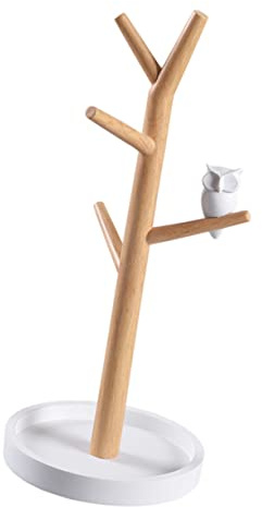 Ornament-Ausstellungsständer, Ornament-Halter, Präsentationsständer, Ring-Halsketten-Halter, Halsketten-Halter, Organizer, Tisch-Halsketten-Halter, Halsketten-Ausstellungsständer, Ring-Halter, Baum, S