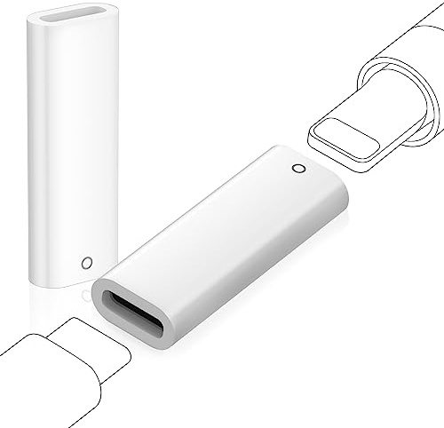 Bluetooth Adapter USB C auf Apple Pencil (2Stück),Ladeadapter Kompatibel mit Apple Pencil 1 Gen Ladeadapter für Apple Pencil und iPad 10th,Lade Pencil Adapter Ladegerät Kompatibel mit iPad 10th 2022