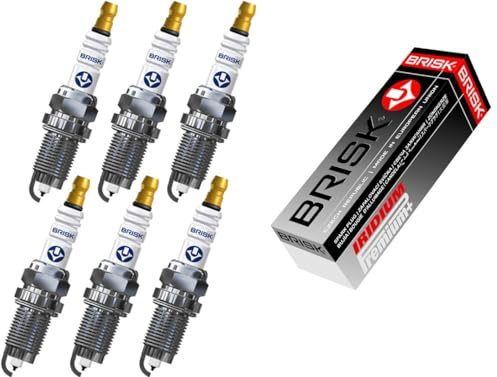 BRISK Iridium Premium+ Plus P7 DR17YIR-1 1625 Zündkerzen, 6 Stück