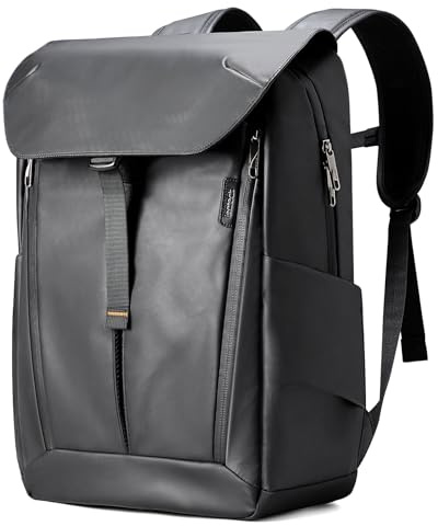 Inateck Zaino Porta PC 22,8 L Uomo Donna, Daypack Casual Adatto per Lavoro Viaggio Uni, Resistente agli Spruzzi, Nero
