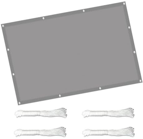 Vela Ombreggiante Rettangolare 3 x 4 m Rettangolare Vela Ombreggiante Parasole Anti UV 98% Parasole,Antivento con Fune e Occhiellato per Esterno Giardino Terrazza, Grigio Chiaro
