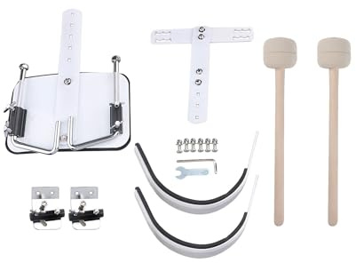 BQLZR Snare Drum Carrier Harness Backing Frame with Felt Mallet 13.39 Inch Pack of 3