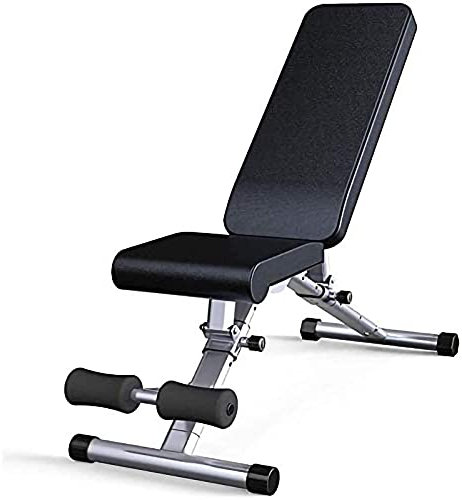 Fitnessgeräte, verstellbare, schräge Klappbank, Fitnessgeräte für Zuhause oder den gewerblichen Gebrauch, zusammenklappbarer Hantelhocker, Bankdrückhocker, Mehrzweck-Hantelbänke, mehrfach verstel