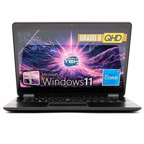 SIMPLETEK - Notebook 14 FHD Core i5 64GB RAM 960GB SSD M.2 Windows 11 Pro Layout Italiano Webcam Integrada, WiFi, BT, HDMI, miniDP (reacondicionado)