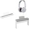 Yamaha P-225 Digital Piano, white - Lightweight, Portable digital piano bundled with HPH-150 Headphones, and L-200 Wooden Digital Piano Stand