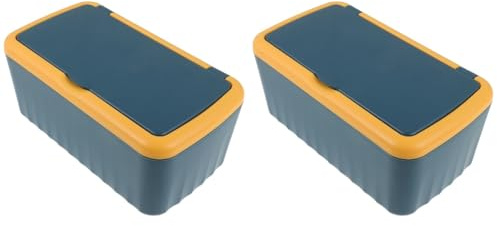 Ciieeo Wet Wipes Dispenser Box with Lid 8.7 Inch Portable Tissue Holder for Home Bathroom and Office Compact Napkin Organizer