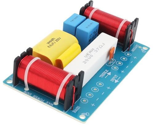 DriSentri 3 voies Crossover, 120 W haut-parleur 3 voies séparateur de fréquence audio 3 unités filtres croisés pour haut-parleurs