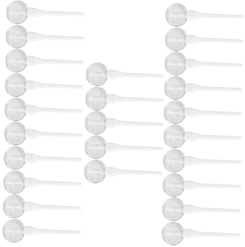 LOORGVEL 25pcs 6ml Empty Lip Gloss Tubes with Wand Lip Balm Containers for DIY Gloss Making and Sample Cosmetics Packaging White Bottles for Beauty and Personal Care