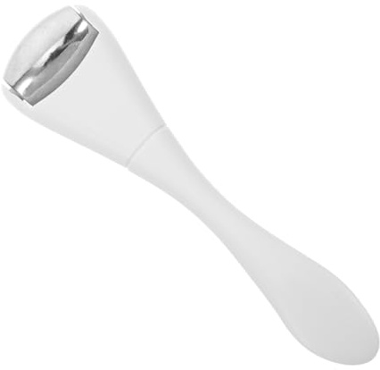 Mikikit Rullo per Contorno Occhi in Metallo Dispositivo per Massaggiare gli Occhi Applicatore per Crema Viso Strumento per Crema Antirughe Donna