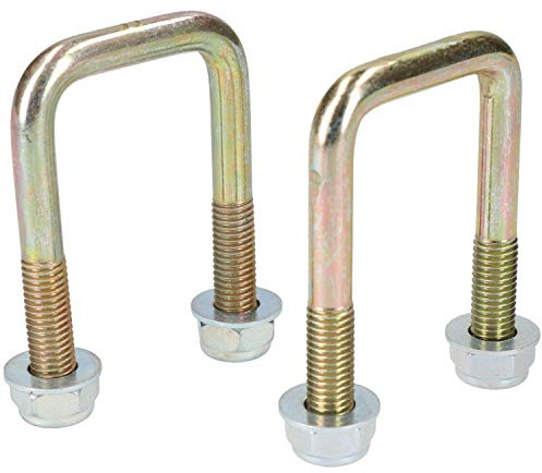 M10 40mm x 70mm boulon en U/N-Bolt pour remorques 1 paire avec des écrous UBR01 HAUTE RÉSISTANCE