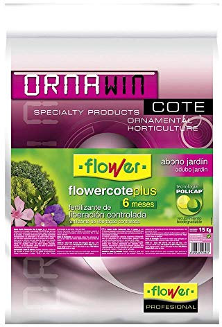 Flowers 10746 - Abono jardin flowercote plus 6 meses - abono liberacion controlada