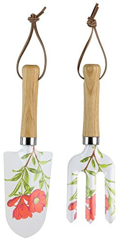 BARBACADO Outils de Jardinage, transplantoir, Fourche, Set de Jardinage, Cadeau Jardinier, Cadeau Femme, Cadeau Plantation, Cadeau Jardin