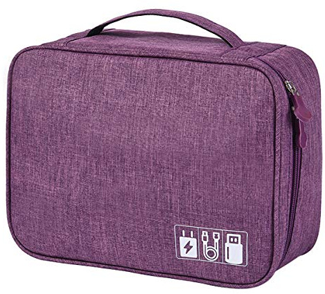 Ruyosn Kabel Organizer Tasche Wasserdicht Kabeltasche Klein Festplattentasche Elektronische Tasche Elektro Organizer Cable Bag Elektronik Zubehör Organisator Kabel Power Bank