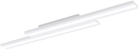 EGLO connect.z Smart-Home LED Panel Saliteras-Z, ZigBee | App und Sprachsteuerung Alexa, Lichtfarbe einstellbar (warmweiß-kaltweiß), RGB, dimmbar, Metall Deckenlampe weiß