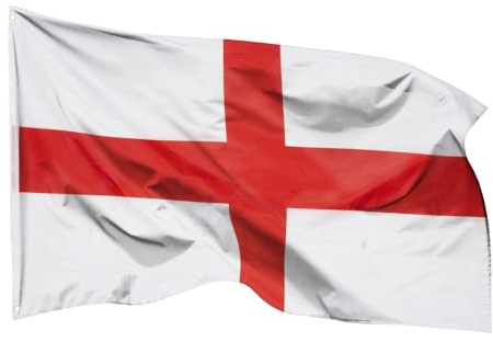 Aricona England Flagge 90x150cm - wetterbeständige Fahne mit Messingösen, 100% Polyester, robuste Doppelnaht & in lebendigen Farben - ideal für Flaggen-Liebhaber