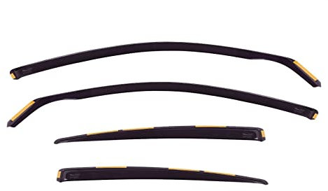 J&J AUTOMOTIVE | Windabweiser Passend Für Tucson NX ab 2021, Heko Regenabweiser, Getönt, Set 4-Teilig, Vorne und Hinten, Aerodynamisch