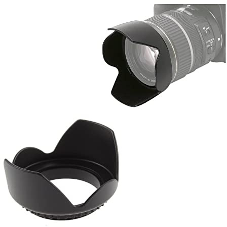 Gegenlichtblende für Canon EOS 850D 800D 760D 750D 700D 650D 600D 550D Kamera mit 18-55 mm Objektiv
