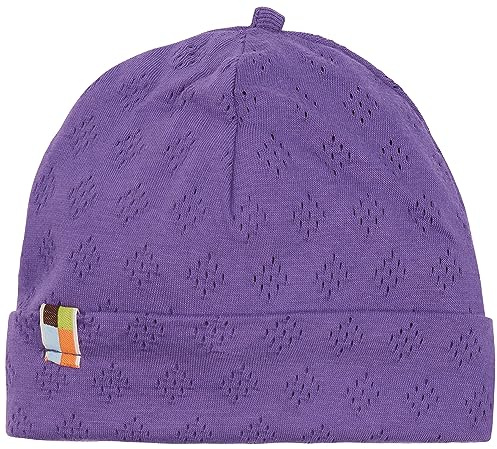 loud + proud unisex barn beanie-mössa, violett, 49-50