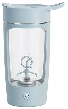 FURREN 1 PZ Automatico Agitazione Tazza di Caffè Elettrico Shaker Cup Proteine -Capacità Shaker Cup A Prova Di Perdite Natale (Blu)