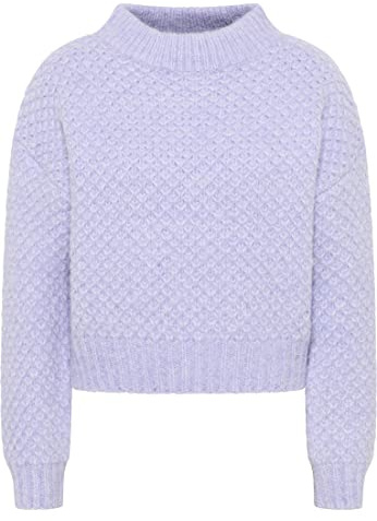 nascita Jersey de Punto, Color Lila, M-L para Mujer