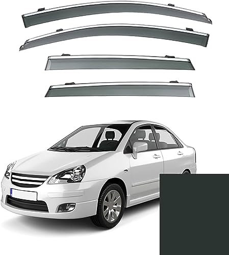 HASKDHN Windabweiser für Suzuki Sedan Liana/Baleno/Aerio MK1 2001-2018, Regenabweiser, Auto Seitenfenster, Accessoires