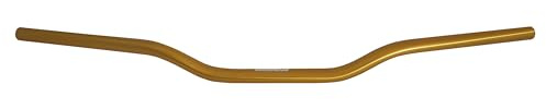 Manubrio Accossato Oro per Kawasaki Z900, Piega Bassa, in alluminio, diametro 22 mm
