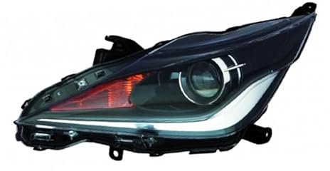 EDA PREMIUM auto Scheinwerfer Links 81170-0H130 passend für TOYOTA AYGO 2014-2018, ohne Stellmotor für LWR, HiR2, ECE, mit Tagfahrlicht (LED)