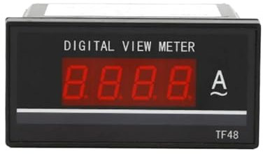 Pantalla Digital amperímetro voltímetro medidor de frecuencia medidor de corriente instrumento de medición de corriente Digital 48 * 96mm(DC 0-10V 0-50Hz)