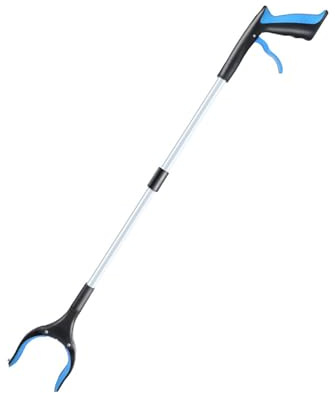 NIUSABOU Behinderte Handschellen, 2024 Upgrade Leichter Grabber Reacher for ältere Menschen Müll Abfall Pick Up Arm Verlängerung C