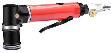 LeTkingok Lijadora-pulidora Neumática, 7500 RPM, Herramienta de Esmerilado Neumática en Forma de L de 30 mm