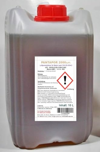 Beton Luftporenbildner 10 L - Betonzusatz - gegen Frost und Tausalz (EUR 6,50/L)