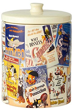 Enesco Keramikdose mit Disney-Filmpostern, Keksdose, 23 cm, mehrfarbig