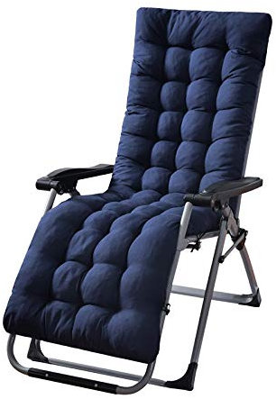 Deckchair Auflagen, mit Rutschfester Abdeckung Hochlehner Sitzauflagen Sonnenliege Auflage, für Gartenmöbel Hochlehner Polsterauflage (Beinhaltet Keinen Stuhl)