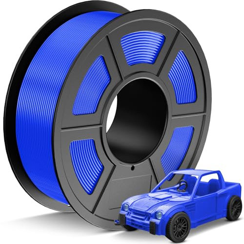 JAYO PETG Filament 1.75mm Blau 1.1KG, PETG Starke Zähigkeit 3D Drucker Filament, Maßgenauigkeit +/- 0.02 mm, 1.1kg Spule(2.4lbs) für die meisten FDM 3D Drucker