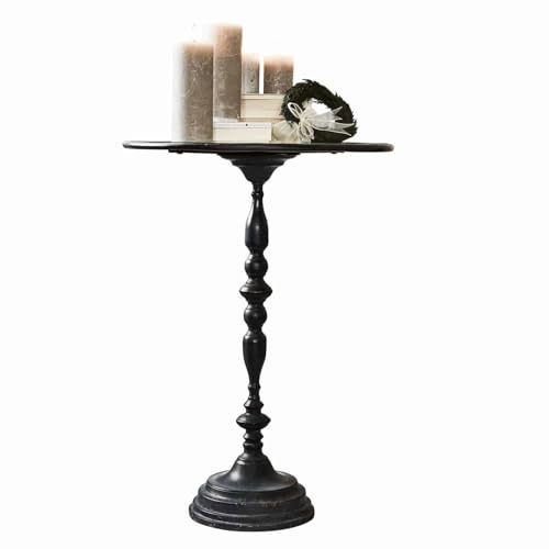 Loberon Beistelltisch St. George, antikschwarz | Stilvoll & Robust, Aufwendiges Antik-Finish, Ablagetisch, Beistellmöbel, Eisen